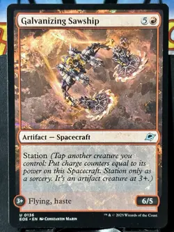 Galvanizing Sawship - Reg - MTG - EOE - 0136 - UNCOMMON ~ NM - Image 3