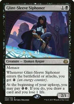 MTG Aether Revolt AER Glint-Sleeve Siphoner MINT - Image 1