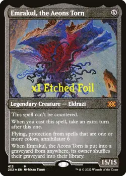MTG Etched Foil Double Masters 2022 2X2 Emrakul, the Aeons Torn MINT - Image 1