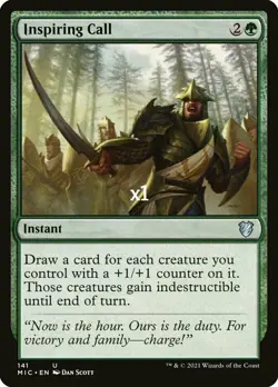 MTG Zendikar Rising Commander ZNC Inspiring Call MINT - Image 1
