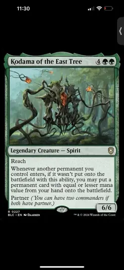 MTG - Kodama of the East Tree - Bloomburrow Commander - Image 1