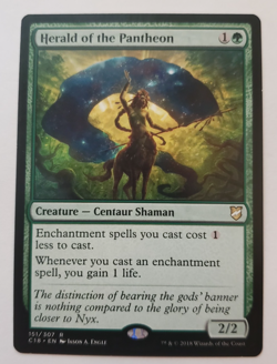 1x Herald of the Pantheon Commander 2018 MTG Magic the Gathering NM - Image 1