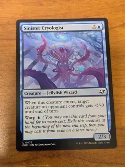 MTG Edge of Eternities - Sinister Cryologist - EOE 75 - Regular - Image 1