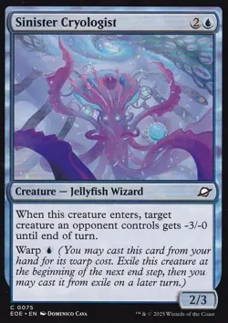 MTG Edge of Eternities - Sinister Cryologist - EOE 75 - Regular - Image 2