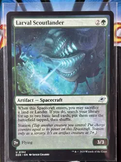 Larval Scoutlander - Reg - MTG - Edge of Eternities - EOE - 0194 - UNCOMMON ~ NM - Image 2