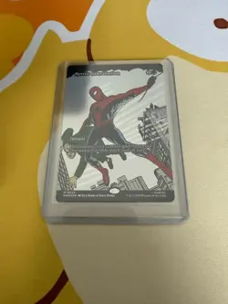 Borderless Foil Heroic Intervention MTG Marvel's Spider-Man 0034 MYTHIC - Image 1