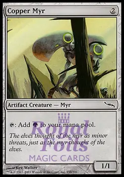 Copper Myr 1x FOIL MDN MTG Mirrodin Common MINT artifact green - Image 1
