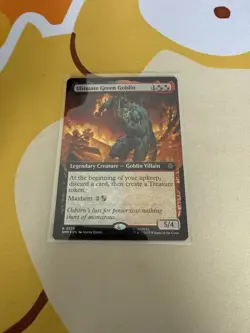 Ultimate Green Goblin Spider-man Extended Foil MTG - Image 1