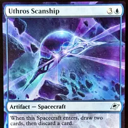 Uthros Scanship - Reg - MTG - Edge of Eternities - EOE - 0085 - UNCOMMON ~ NM - Image 1
