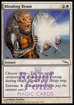Blinding Beam 4x FOIL MDN MTG Mirrodin Common MINT white - Image 1