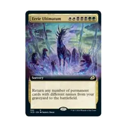 WOTC MtG Ikoria Lair of Behemoths Eerie Ultimatum (Extended Art) (R) (Foil) NM - Image 1