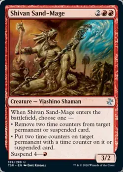 Shivan Sand-Mage - Near Mint MTG Time Spiral Remastered - Image 1