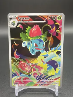 Ivysaur Illustration Rare 134/132 Near Mint Mega Evolution Pokemon TCG English - Image 1
