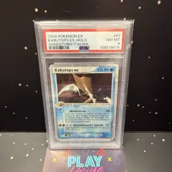 KABUTOPS EX ITA PSA 8 MINT POKEMON GRADATA TEMPESTA DI SABBIA ITALIANA HOLO 2004 - Image 5