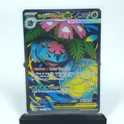 Mega Venusaur EX • Full Art Pokemon TCG • Mega Evolution Ultra Rare 155/132 - Image 1