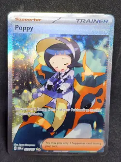 2023 Pokemon Scarlet & Violet Obsidian Flames Poppy #227/197 NM - Image 1