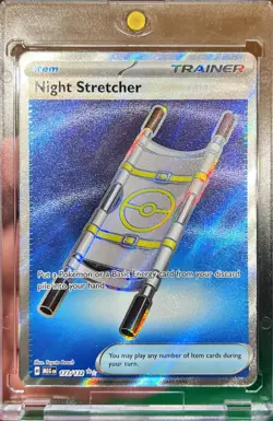 2025 Pokemon Mega Evolution Night Stretcher 173/132 Ultra Rare Pack Fresh MINT - Image 1
