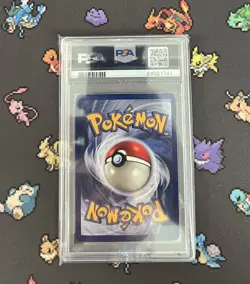 1999 Pokemon Base Set Holo Alakazam #1 PSA 8 - Image 4