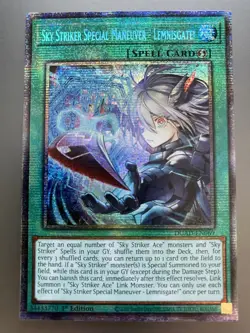 Yugioh Sky Striker Special Maneuver - Lemnisgate! DUAD-EN069 Starlight Rare NM - Image 1