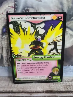 Gohan's Kamehameha Kraft Promo Dragon Ball Z DBZ CCG Tcg Card Score Rare K1 LP - Image 1