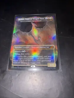 Magic: The Gathering Rodan, Titan of Winged Fury Foil Card - Image 1