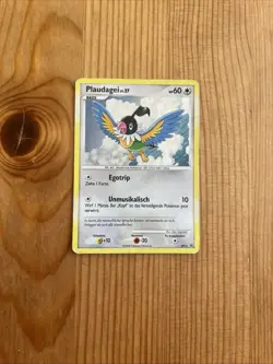 Pokemon TCG Karte - Plaudagei LV. 27 DP14 Promo Holo Diamant & Perl - Image 1