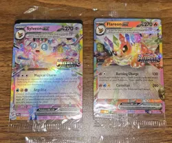 POKEMON Prismatic Evolutions 4 SEALED Stamped Surprise Box EEVEELUTIONS Card Lot - Image 3