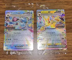POKEMON Prismatic Evolutions 4 SEALED Stamped Surprise Box EEVEELUTIONS Card Lot - Image 4