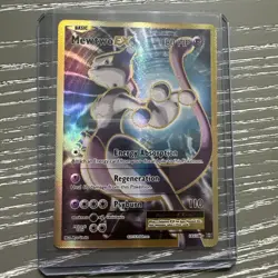 Pokemon Mewtwo EX Full Art Holo Card 103/108 Evolutions Near Mint Condition - Image 1