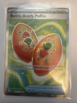 Buddy Buddy Poffin 167/132 Mega Evolution Ultra Rare Pokemon Card NM - Image 1