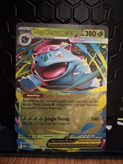 Mega Venusaur EX 003/132 Mega Evolution Holo Rare Pokemon Card NM - Image 1