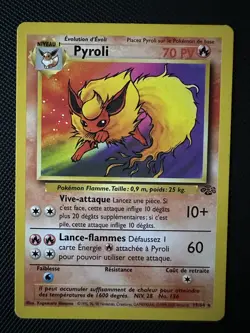 Pyroli 19/64 Rare Edition 2 Jungle Francais FR Pokemon Card - Image 1