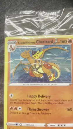 Sealed Special Delivery Charizard Pokemon Center Card Promo Great Holo - Image 2