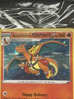 Sealed Special Delivery Charizard Pokemon Center Card Promo Great Holo - Image 5