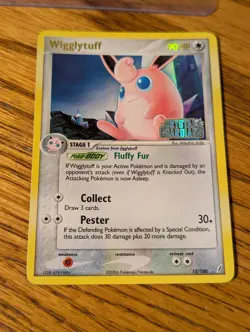Wigglytuff Reverse Holo Rare 13/100 EX Crystal Guardians Pokemon Card TCG - Image 3