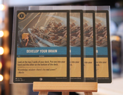 Disney Lorcana Play Set - Develop Your Brain - 161/204 NM+ NON-Foil x4 Cards - Image 1