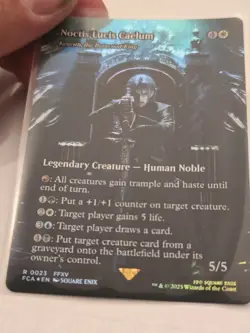 MTG Final Fantasy Noctis Lucis Caelum Borderless Foil Englisch NM - Image 1