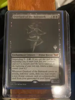 Magic The Gathering Overlord of the Balemurk Promo 0113P - Image 1