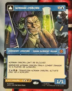 MTG - Norman Osborn - Borderless Mythic #220 - Spider-Man NM - Image 1
