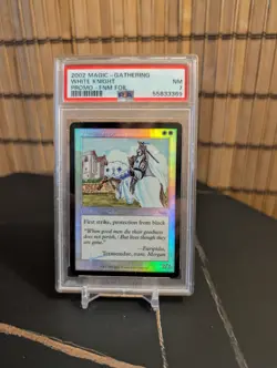 White Knight DCI - Promo FNM PSA 7 Graded NM White Creature Daniel Gelon - Image 1