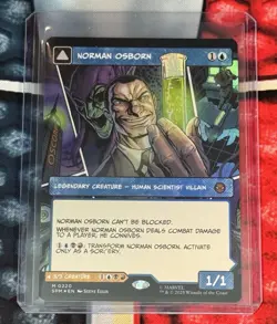 Norman Osborn (Borderless) (Foil) 0220 (M) MTG Marvel's Spider-Man (SPM) - Image 1