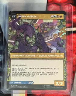 Norman Osborn (Borderless) (Foil) 0220 (M) MTG Marvel's Spider-Man (SPM) - Image 2