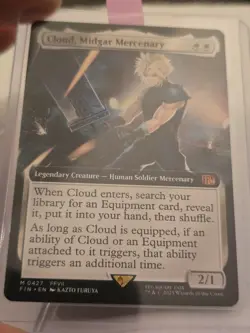 Cloud Mercenary - Final Fantasy Magic The Gathering Foil Englisch Near Mint - Image 1
