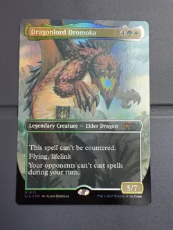 Mtg Secret Lair- Dragonlord Dromoka - FOIL-NM - Image 1