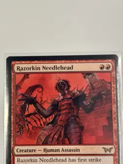 MTG DSK Duskmourn #153 RAZORKIN NEEDLEHEAD RARE M/NM PACK FRESH - Image 2