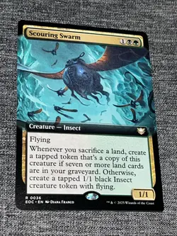 Scouring Swarm Extended Art 0036 EOC NM/MT [Edge of Eternities:MTG] - Image 1