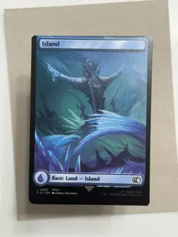 🎉 Minor Miscut - Island - MTG Magic the Gathering Oddity Error - Image 1