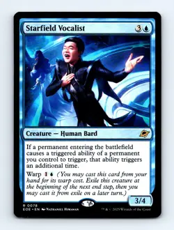 #78 2025 Edge of Eternities EOE | Starfield Vocalist Rare - Image 1