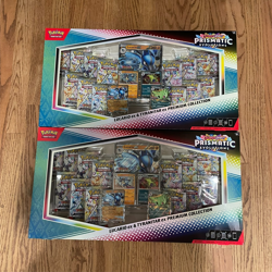 Pokemon Lucario Ex Tyranitar Ex Premium Collection Prismatic Evolution Lot of 2 - Image 1