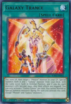 Yugioh! LP Galaxy Trance - SOFU-EN056 - Rare - 1st Edition Lightly Played, Engli - Image 1